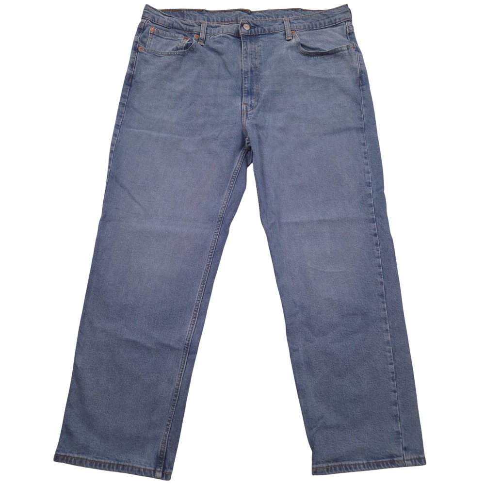 Levis 550 Relaxed Fit Denim Jeans Light Wash Blue Mens‎ 40x30